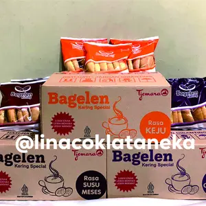 ROTI BAGELEN 1 (satu) dus isi 10pack x 60gr