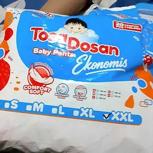[1 BALL] TOSA DOSAN BABY PANTS S20/M20/L20/XL20/XXL20 | Popok Bayi Tipe Celana Murah Ekonomis