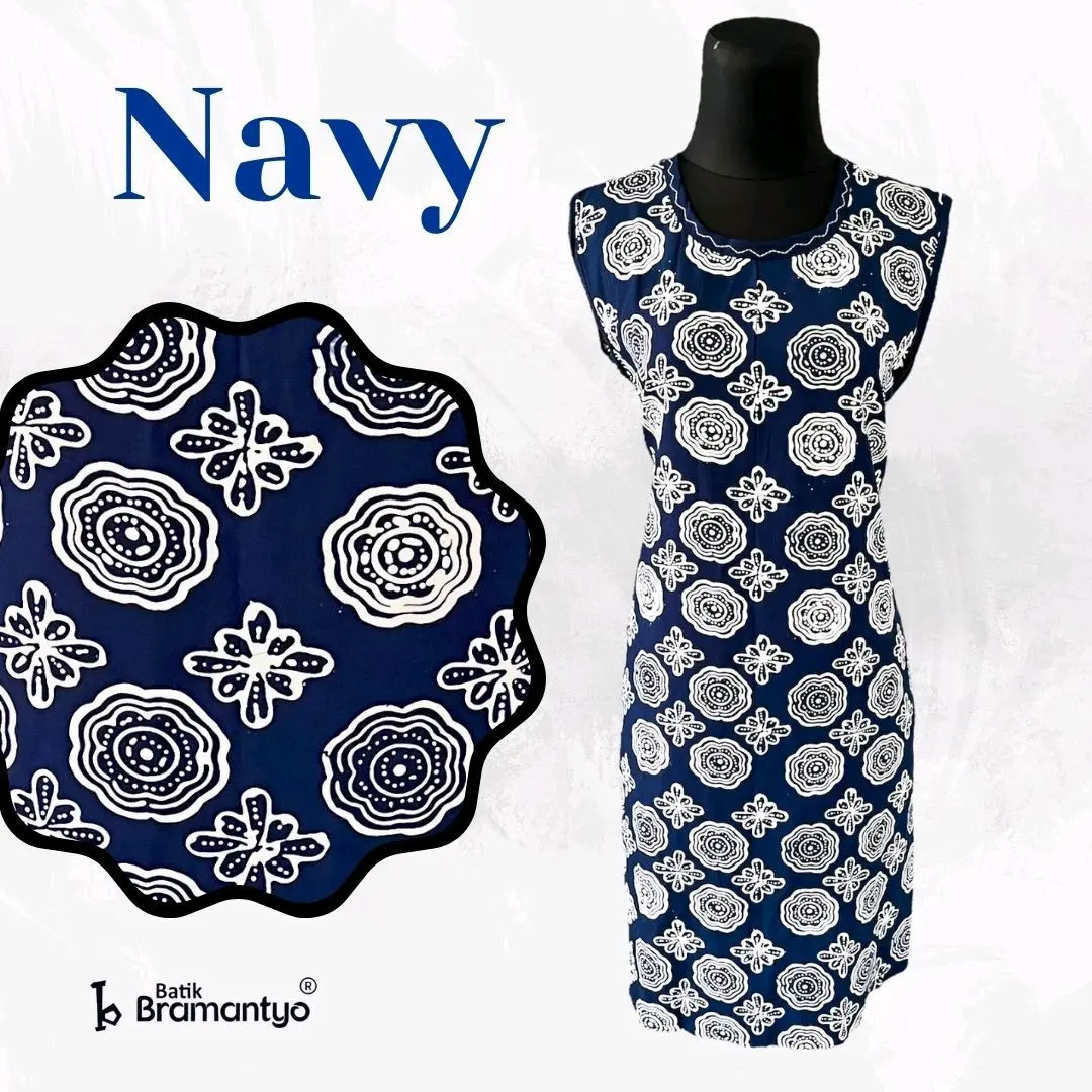 Bramantyo Store - Yukensi Batik Cap Anti Luntur Anti Nerawang Motif Bunga Rayon Grade A