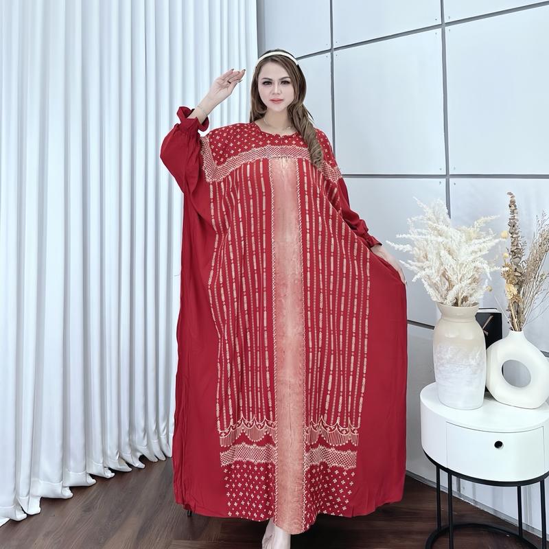 Kaftan Aceh // kaftan viral // kaftan rayon //kaftan jumbo // kaftan muslim Wanita Gamis Syari Lebaran 3