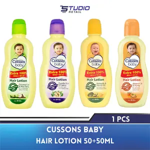 [ 1 Pcs 50+50ml ] Cussons Baby Hair Lotion Perawatan Rambut Bayi 50+50ml