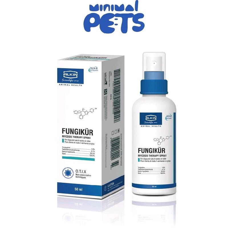 Xịt nấm viêm da cho chó mèo Fungikur Alkin - MINIMAL Pet