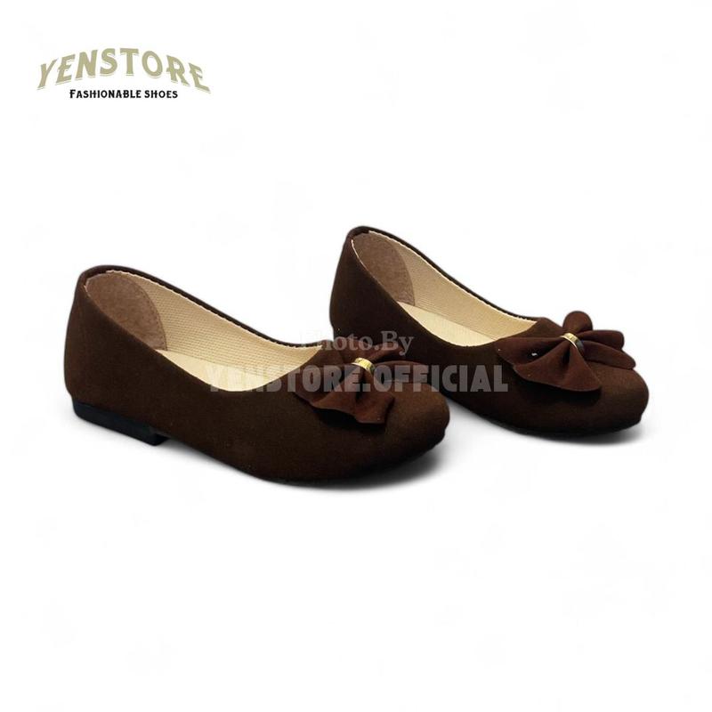 Sepatu Anak Kaki Perempuan model Fashion Flatshoes Pita Usia 1-8 Tahun Anak Anak Terbaru 2