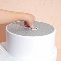 Gambar Little Dimple Swivel Step Stool Furniture - Ungu dari Little Dimple Kota Administrasi Jakarta Utara 4 Tokopedia