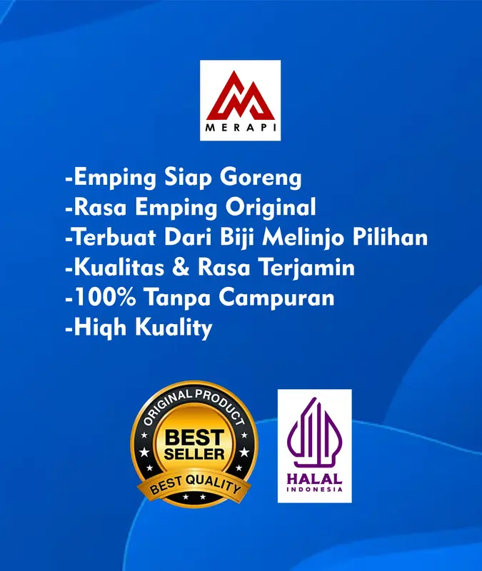 (5kg EMPING MELINJO) MENTAH ASLI  KHAS KEBUMEN Camilan Food Snack Makanan Keripik Kripik 2