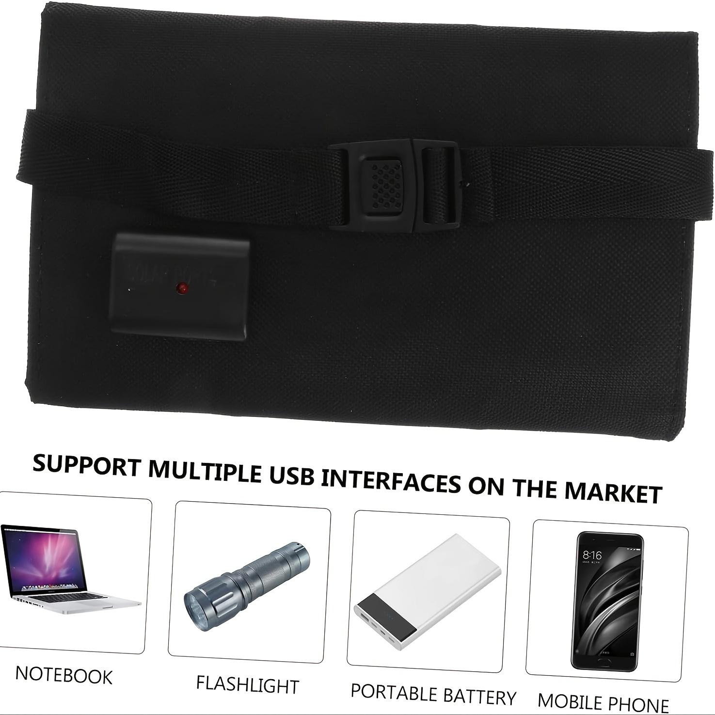 35W Portable Waterproof Solar Panel, Foldable Power Supply for USB, Computer, and Mobile Phones for Camping 8