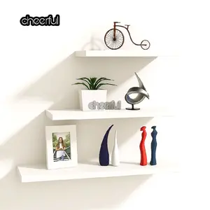 1 set Rak Ambalan 123 Susun Putih 3 Pcs Desain Elegan