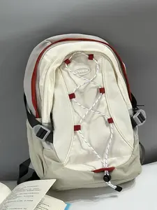 Tas ransel backpack fashion korea Keren (putih) untuk Anak Muda: Modis, Stylish, dan Terjangkau