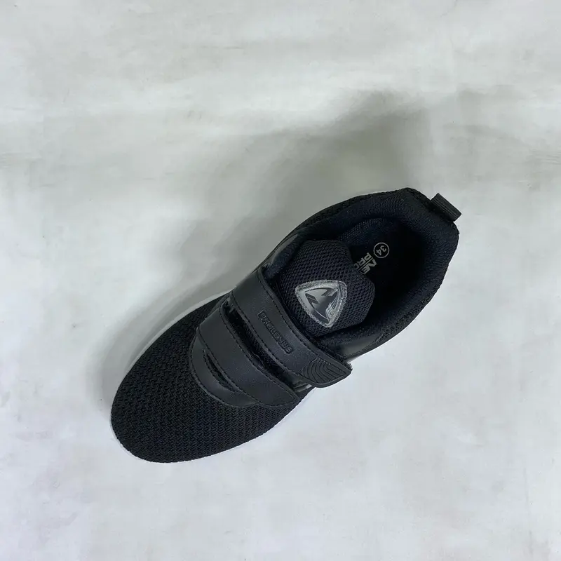 Sepatu New Era Atlanta Velco Hitam Putih Sepatu Sekolah/Sepatu Sneakers / Sepatu Anak 6