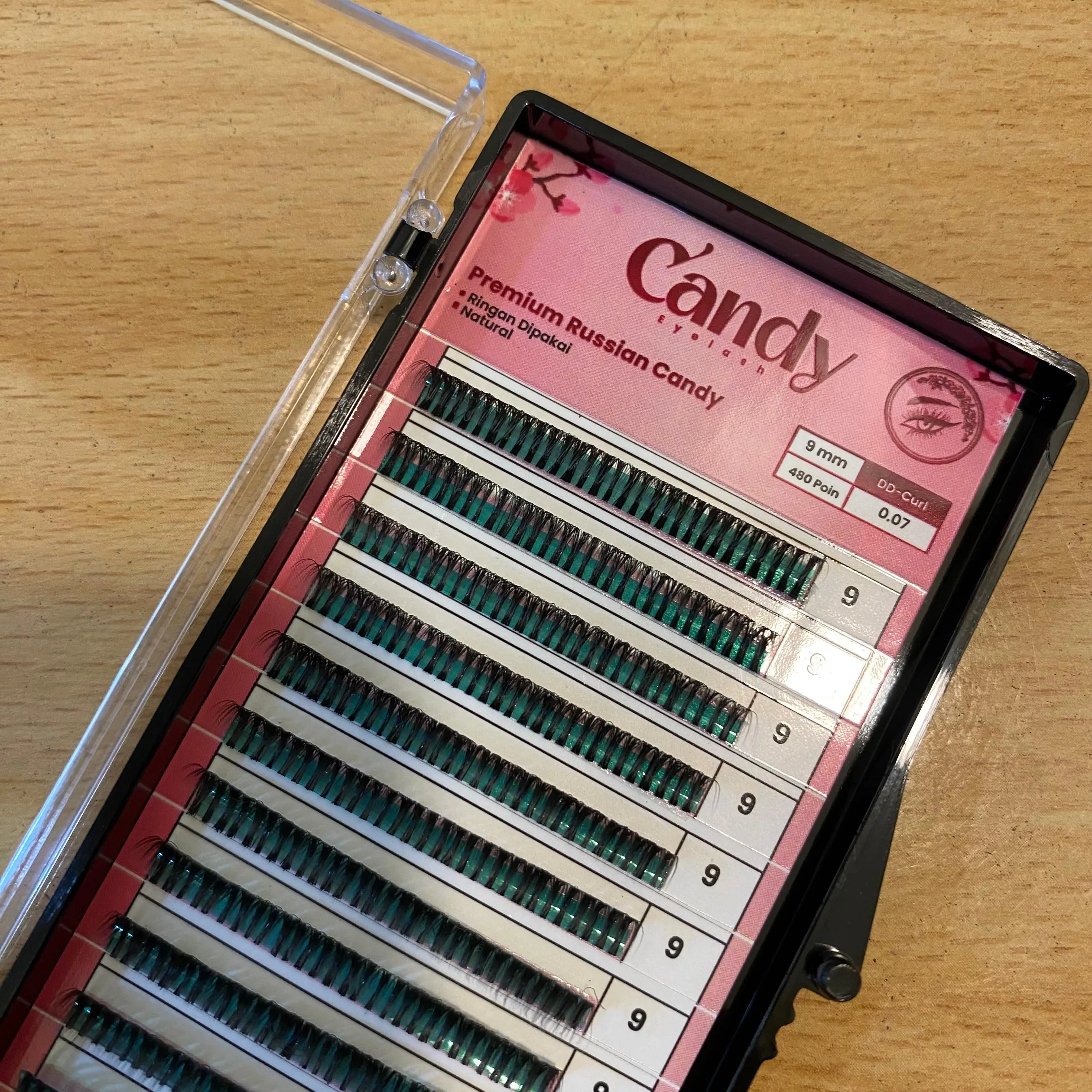 Bulu mata CANDY EYELASH Rusian DD-CURL Eyelash Extension bulu mata waterproof Bulumata