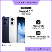 Gambar [NEW] OPPO Reno13 5G 12GB/256GB (Garansi Resmi) - Biru dari OPPO Store Indonesia Kota Tangerang 1 Tokopedia