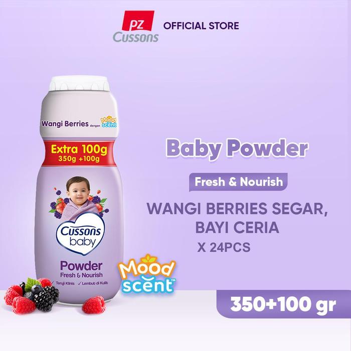 Gambar [Carton Size] Cussons Baby Powder Fresh & Nourish Extra Fill - Bedak Bayi 350 gr x 24pcs dari CussonsID Kota Administrasi Jakarta Barat Tokopedia