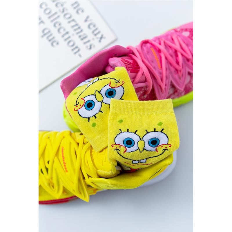 Product Introduction of Owen 5 SpongeBob SquarePants Octopus Big Star Co-branded Trendy Socks Skateboard Casual Socks Basketball Socks Medium Cylinder Menswear Lingerie 0