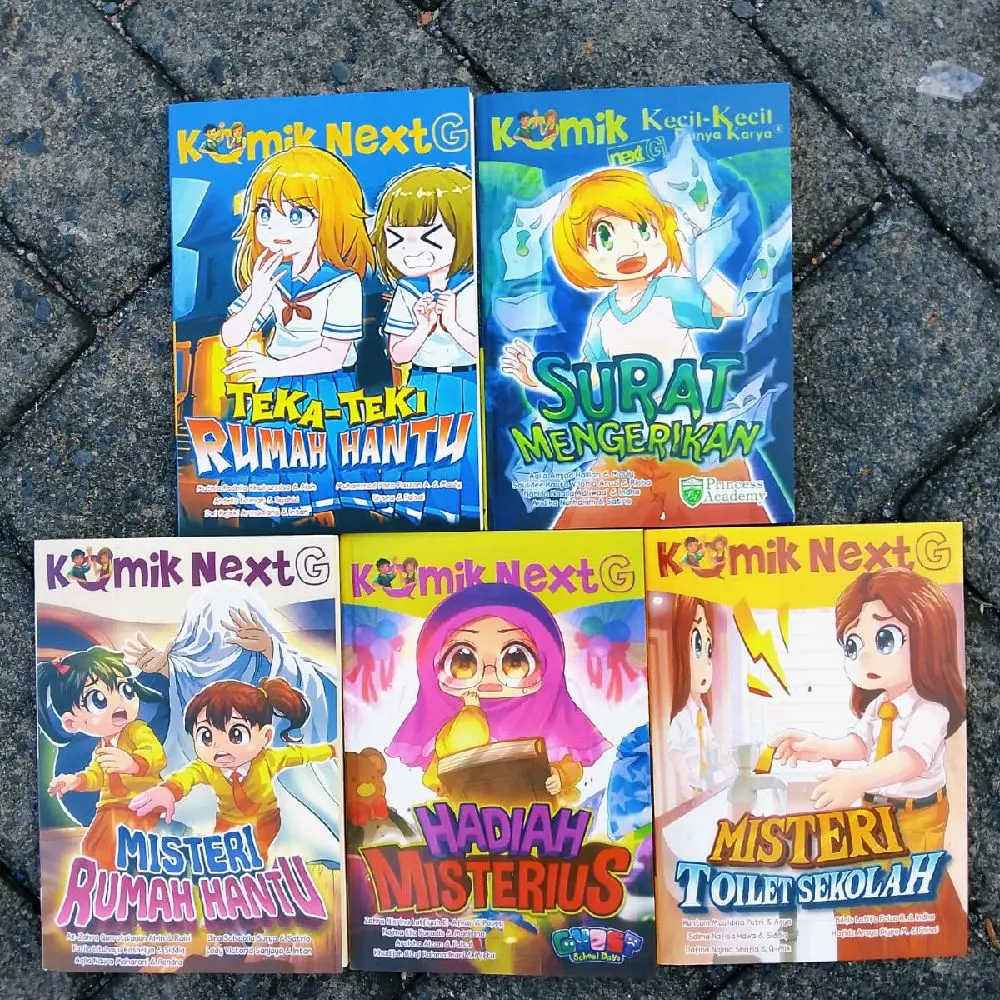 OBRAL 1 PAKET 5 BUKU KOMIK / KOMIK PENGETAHUAN / KOMIK NEXT G / KOMIK ANAK / CERITA HOROR