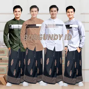 paket set 100rb SARKO sarung Manual dan baju koko motif jordan lengan panjang