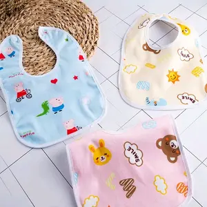 Celemek Bayi Waterproof Motif Karakter Lucu untuk Bayi Laki-laki dan Perempuan