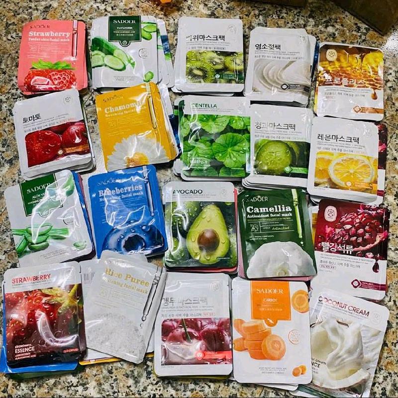  Set 30 mặt nạ Serum B5 20%  Vita. min E C K. Hỗ trợ dưỡng ẩm và cấp nước Skincare Dưỡng Ẩm Da Làm Đẹp Da 