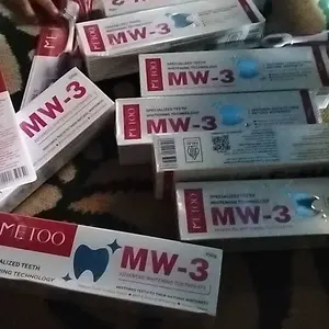 [PROMO FREE SIKAT GIGI CLEAN] METOO MW3 *3 BPOM-pemutih gigi / Gigi Cerah/ Gusi Sehat/ Nafas Segar/ Bebas Karang Gigi/ Membersihkan Noda Gigi/ Pasta Gigi Probiotik METOO MW3 Advance whitening Toothpaste