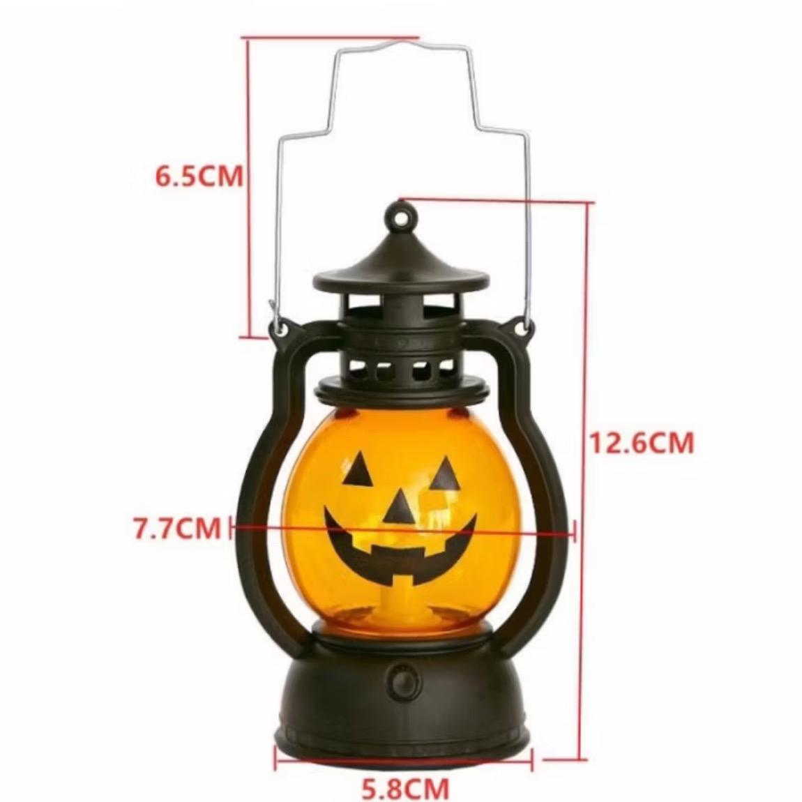 Lentera Halloween lampu LED halloween jack o lantern labu pumpkin dekorasi halowen