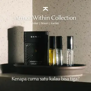 SKNDL ARMOR WITHIN COLLECTION - BUNDLE 3 PARFUM PRIA HARIAN, AKTIF DAN FORMAL | TAHAN SAMPAI 10 JAM | 3 x 5ml EDP