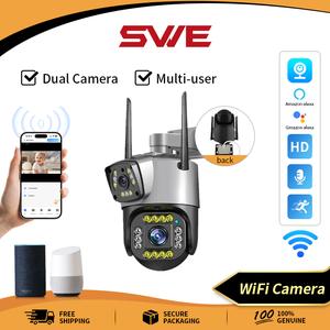 Kamera Wayarles Luaran, Swe, 200W, Penglihatan Malam, Kalis Air dan Kalis Habuk IP66, CCTV, Penggera Pengesanan Pergerakan Masa Nyata, Keselamatan, Sesuai untuk Keselamatan Rumah, Jualan Kilat