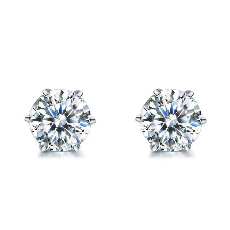 Product Introduction of New Fashion Diamond Earrring Women Designer Discount S999 Silver Earrings Jewelry Online For Sale 6