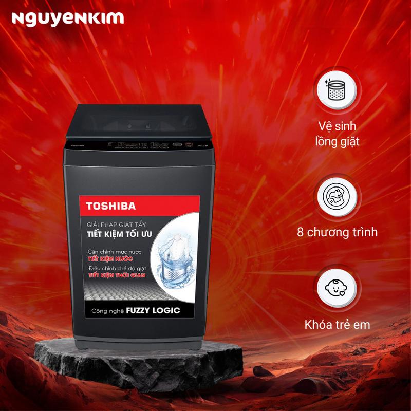 Máy giặt cửa trên Toshiba 8 kg AW-M905BV(MK)
