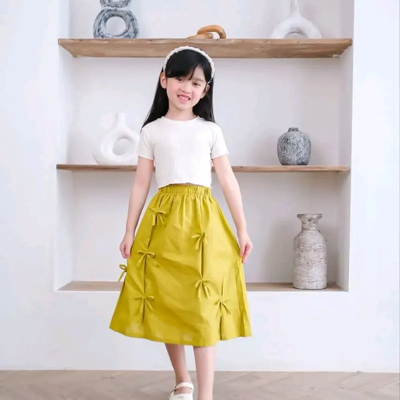 ROK PITA // ROK ANAK 2-6THN// ROK LINEN Perempuan Bayi Cewek Katun 2