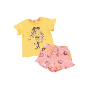 Jsp962- Kaos dan Celana Anak Perempuan, 12-36 Bulan, J242SETI-04TS