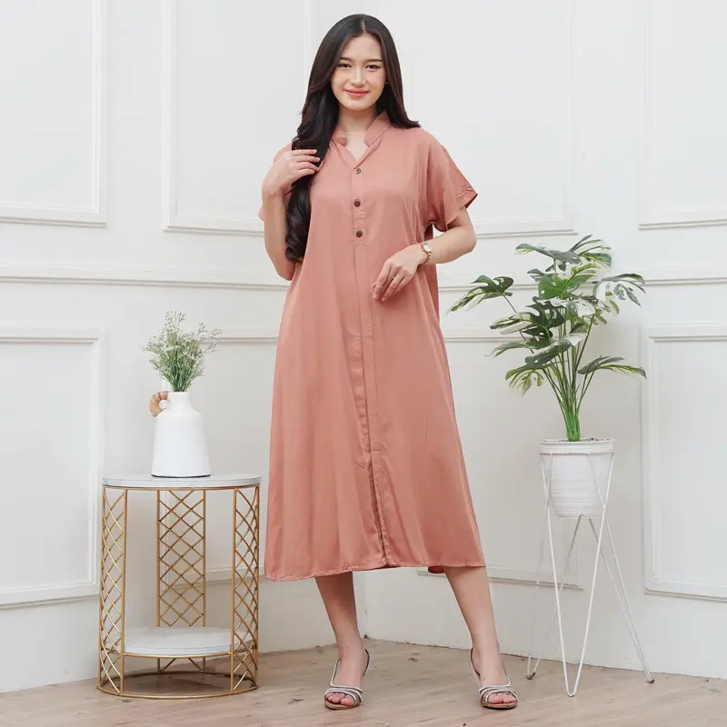 Daster Polos Rayon Twill Premium Dater Virall HomeDress Jumbo Terbaru 2