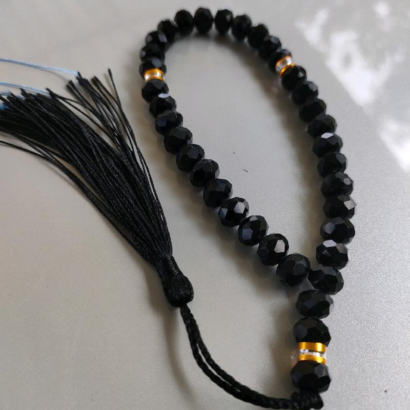 Tasbih Kristal Ceko 33butir Tasbih kristal pendek Tasbih Kristal cantik Muslim 2