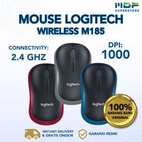 Gambar MOUSE LOGITECH WIRELESS M185 BLUE / RED / SWIFT GREY - BLUE dari mdpsuperstore Kota Palembang 1 Tokopedia