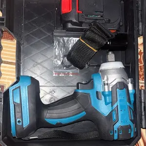 COD-impact baut roda truk impact wrench 21V Baterai Semua motor tembaga Cordless Kunci Impact 1200N.M Impak Buka Motor