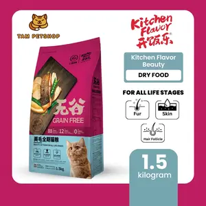Kitchen Flavor Beauty All Life Stages Makanan Kucing Kering 1.5kg