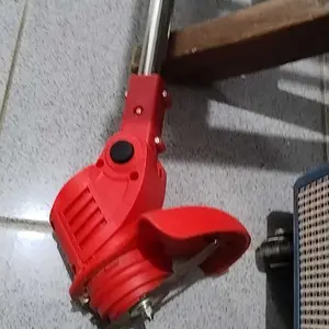 【988Vf Tahan Lama】Mesin Potong Rumput Tanpa Kabel 2 Baterai - Grass Trimmer Portable untuk Taman Rumah & Kebun Kecil (Baterai Cepat Isi Ulang)
