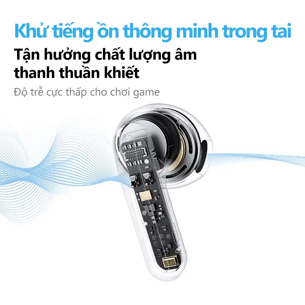 Tai nghe nhét tai nghe Bluetooth Lenovo LE209 AI, với chức năng Khử tiếng ồn chủ động, tăng cường cuộc gọi bằng giọng nói của AI, thời lượng pin 33 giờ, trình điều khiển 14,2mm | BigBuy360 - bigbuy360.vn