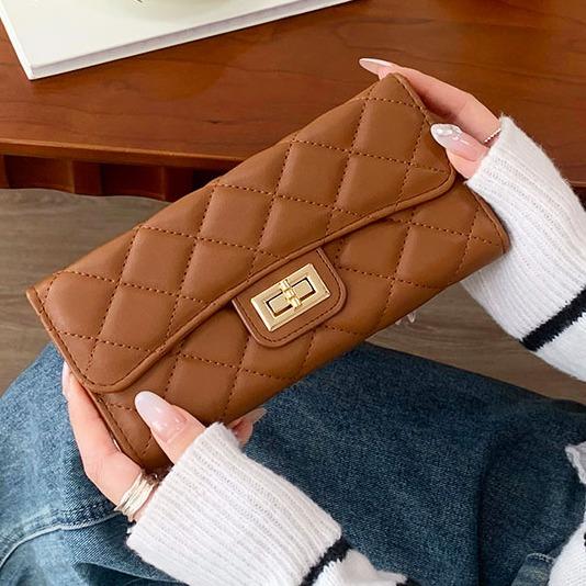 Ví Phong Cách Hàn Quốc Cho Nữ, Ví Tinh Tế, Đa Năng, Có Khóa Kéo