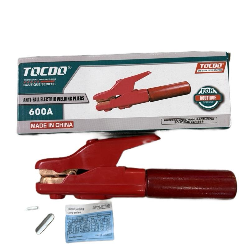 Kìm kẹp que hàn TOCDO 600A TAY CẦM CHỐNG NÓNG Được mạ đồng