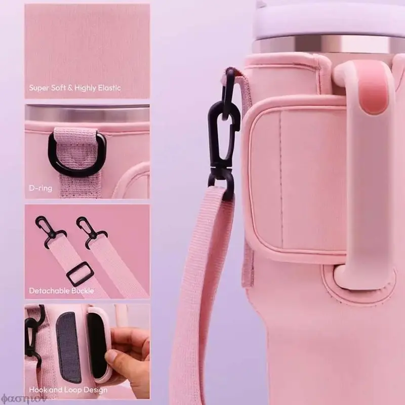Tas Termos Tumbler Sarung Botol Minum Elastis dengan Tali Stanley 5