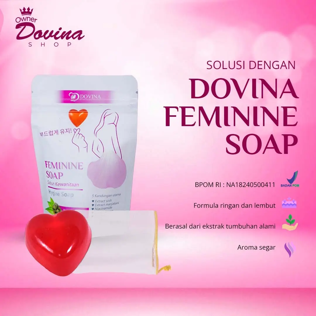 Sabun Perawatan / Feminine Hygine Soap (Miss V) dengan Bahan Alami yang Aman