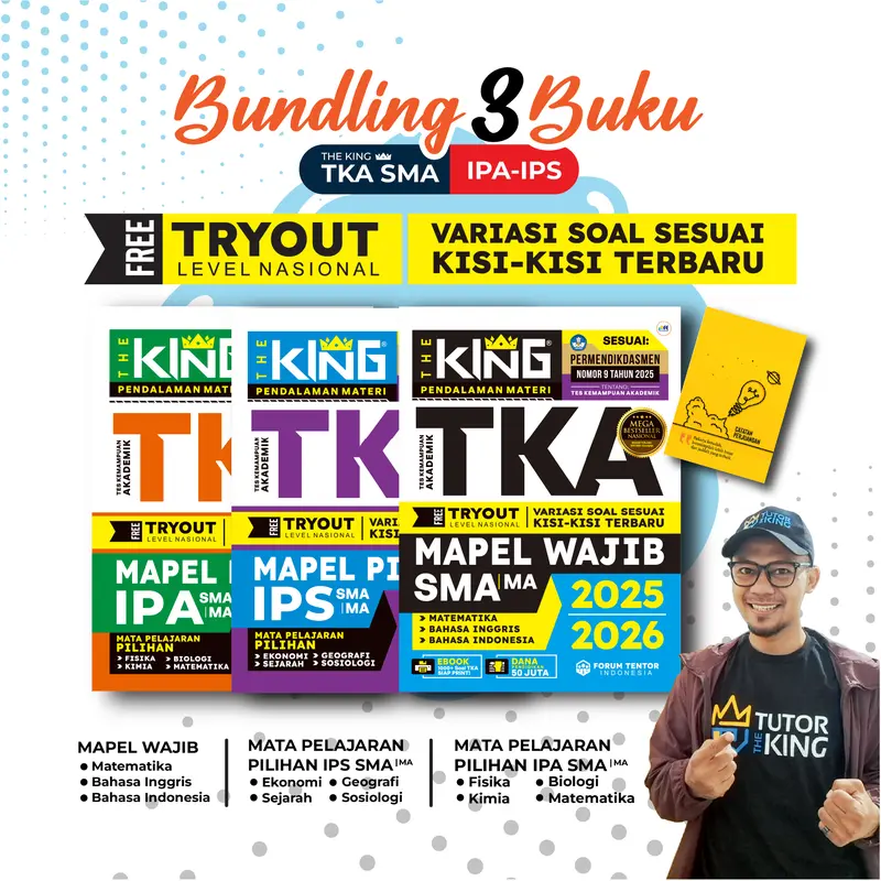 BUKU THE KING TKA SMA/MA 2027 (MAPEL WAJIB - IPA - IPS)