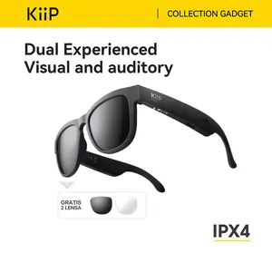 KiiP Wireless S01 Smart Glass Kacamata Headset Bluetooth Multifungsional
