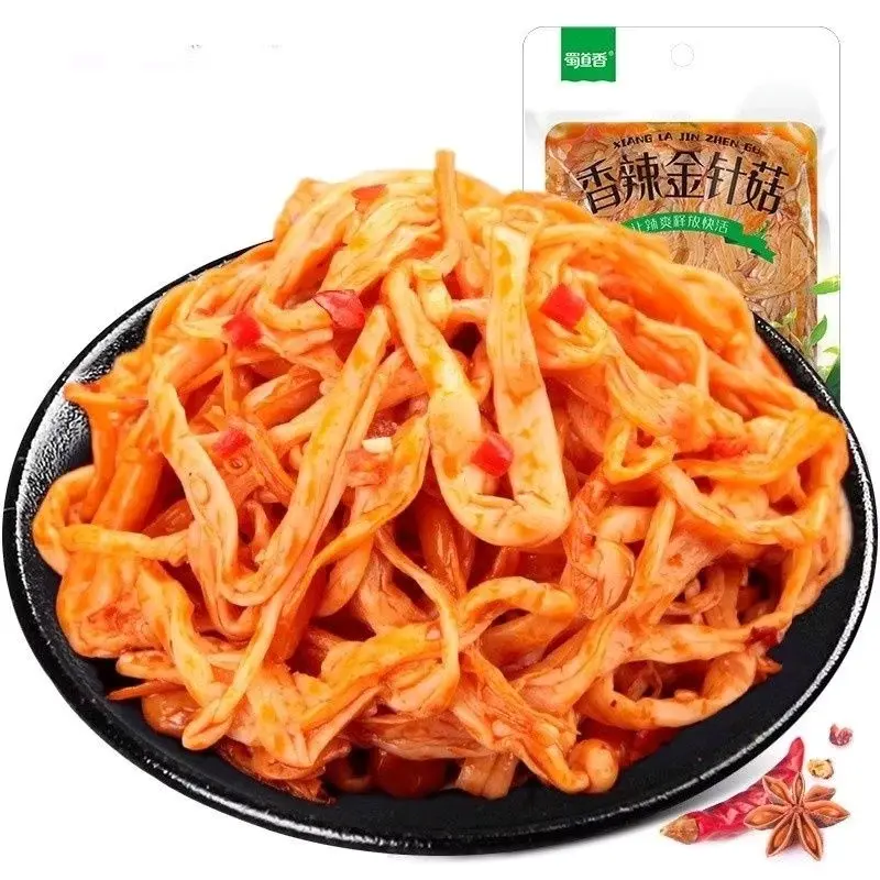 Halal Snack Jamur Enoki Spicy Mushroom 25gr