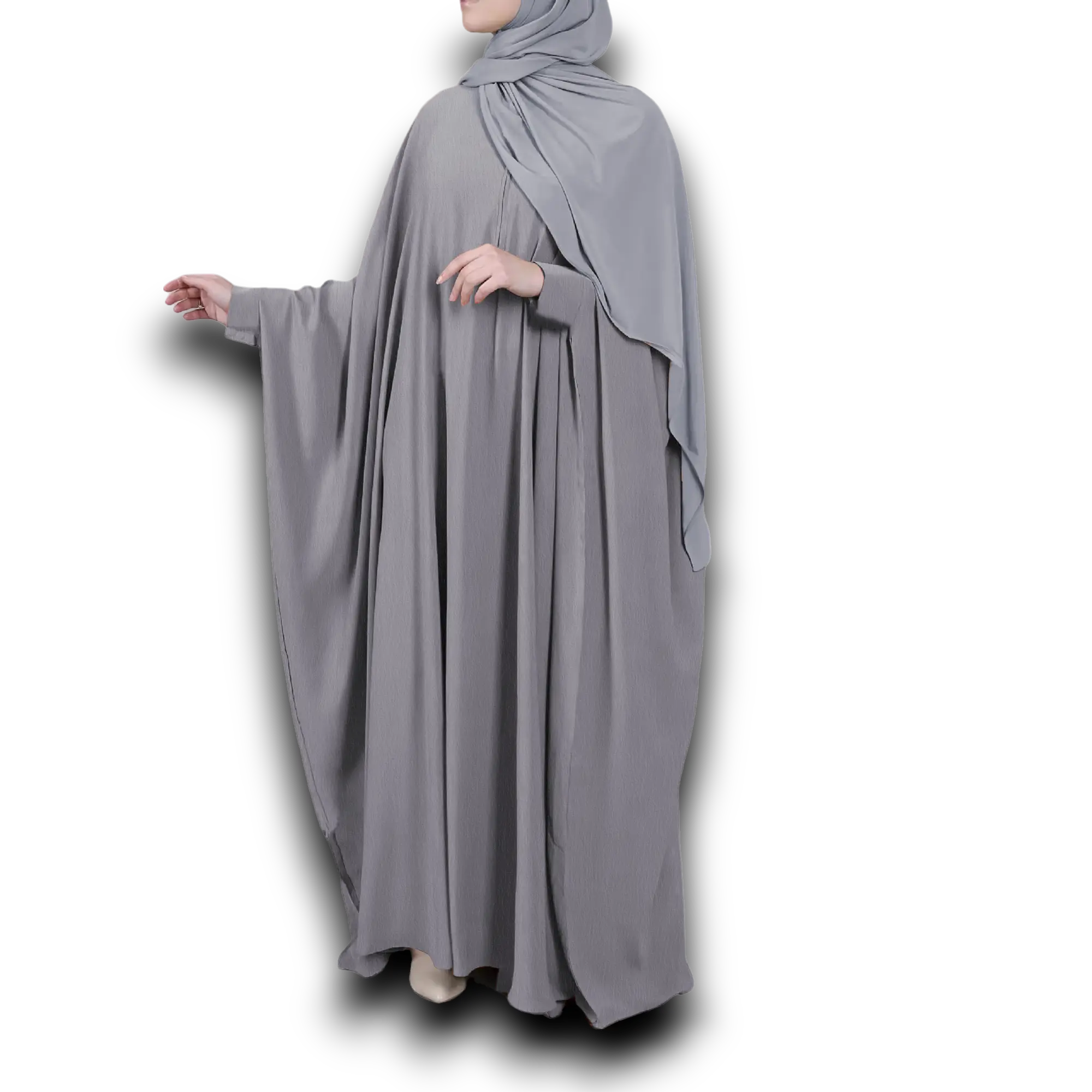 Ameena Kaftan Abaya Arab Maxi Basic Daily Syari Umroh Lengan Kerlelawar Crinkle Airflow Lembut Dress Gamis Remaja Wanita Muslim Remaja Dewasa Casual Hitam Mewah Lebaran By Jembarmuslim