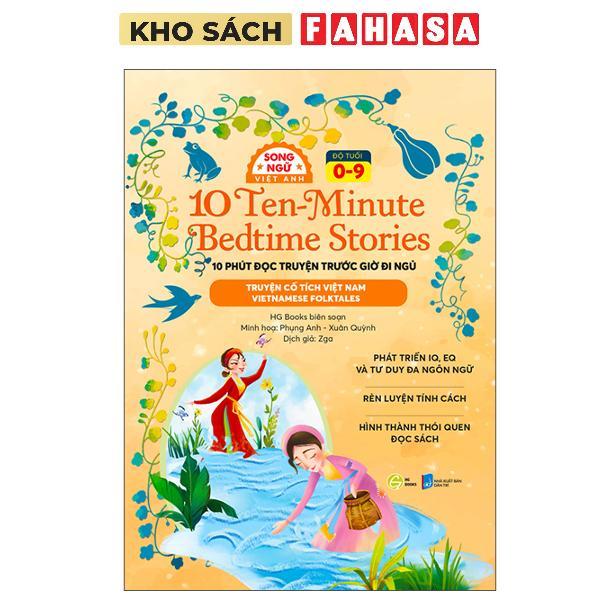 Sách Truyện Cổ Tích Song Ngữ Việt Anh 10 Phút Đọc Truyện Cho Bé Trước Giờ Ngủ…