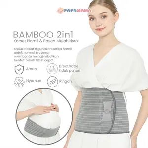 MOS - Papamama 2in1 Bamboo Korset Kehamilan dan Pasca Melahirkan - 5009