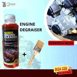 Pembersih Mesin Cair 250ML - SOBIS ENGINE DEGRAISER dengan Kuas Gratis - Car