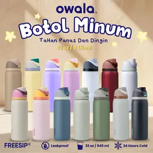 OWALA Tumbler Botol Minum Tahan Panas dan Dingin ukuran 24oZ dan 32oZ Stainless Steel Premium