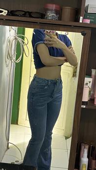 Product Review of Kivi Garment Jeans Cutbray Wanita Highwaist Jeans Cutbray Stylish, Cutbray Denim, Sentuhan Flare Klasik,Celana Wanita, Celana Panjang Stretchy (Melar) from s**🍳 0