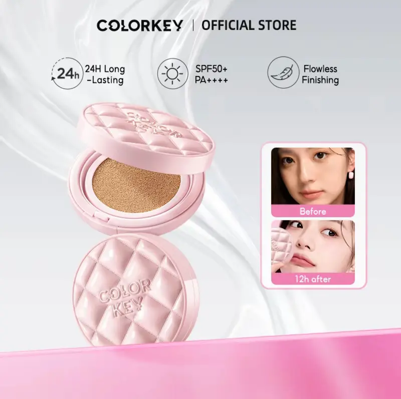COLORKEY Long-Lasting Flawless Brightening Air Cushion Cream - TikTok ...
